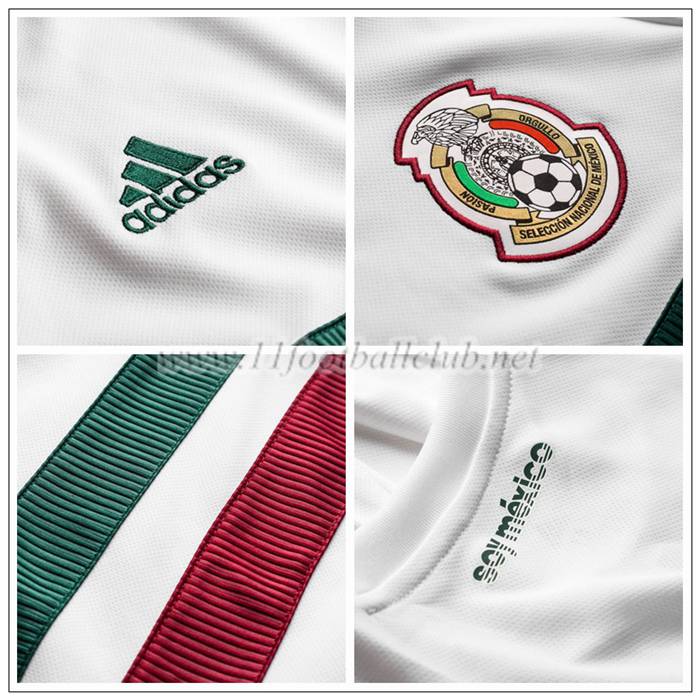 Maillot Mexique Manche Longue Exterieur 2018/2019 Pas Cher Officiel