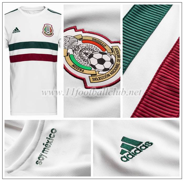 Maillot Mexique G.dos Santos 10 Exterieur Adidas 2018 2019 Vintage | Boutique 11footballclub