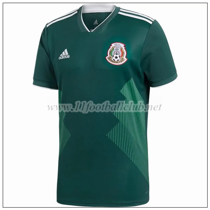 Maillot Mexique Javier Hernández 14 Domicile Adidas 2018 2019 Officiel : 11footballclub