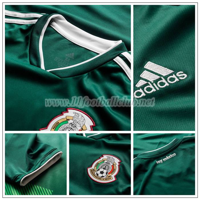 Maillot Mexique J.M Corona 17 Domicile Adidas 2018 2019 Personnalisé | 11footballclub