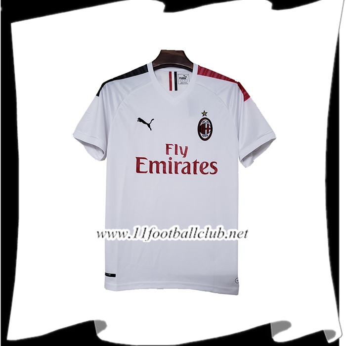 Le Nouveau Maillot de Foot Milan AC Version Fuite Blanc 2019/2020 Personnalisable
