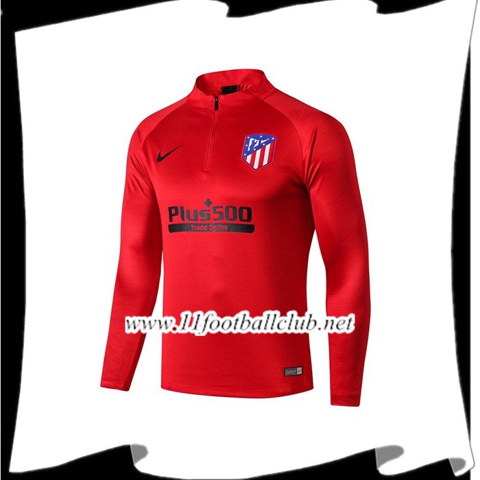 Le Nouveau Sweatshirt Training Atletico Madrid Rouge 2019/2020 Vintage