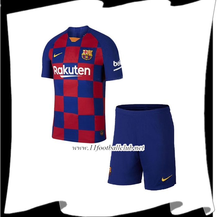 Le Nouveaux Maillot de Foot Barcelone Enfants Domicile 2019/2020 Flocage