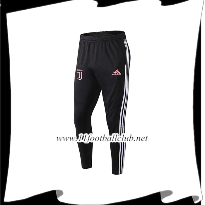 Le Nouveau Training Pantalon Foot Juventus Noir/Blanc 2019/2020 Officiel