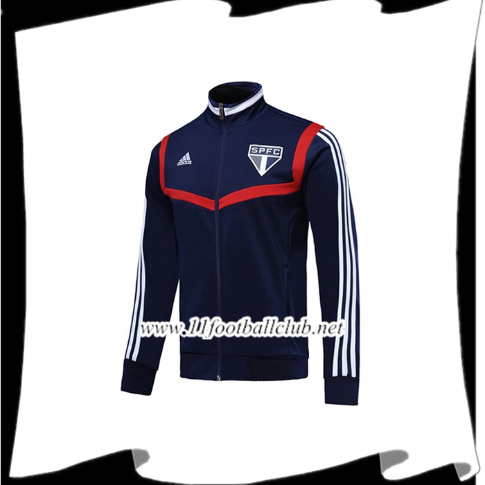 Le Nouveaux Veste Foot Sao paulo Bleu 2019/2020 Vintage