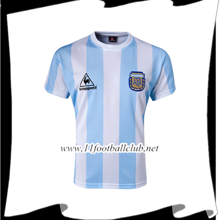 Le Nouveau Maillot de Foot Argentine Domicile 1986 Personnalisé