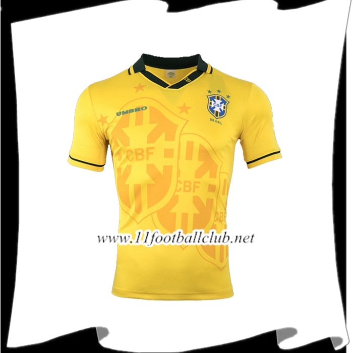 Le Nouveaux Maillot de Foot Bresil Domicile 1993/1994 Flocage