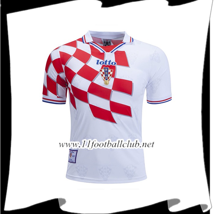 Le Nouveau Maillot de Foot Croatie Domicile 1998 Vintage