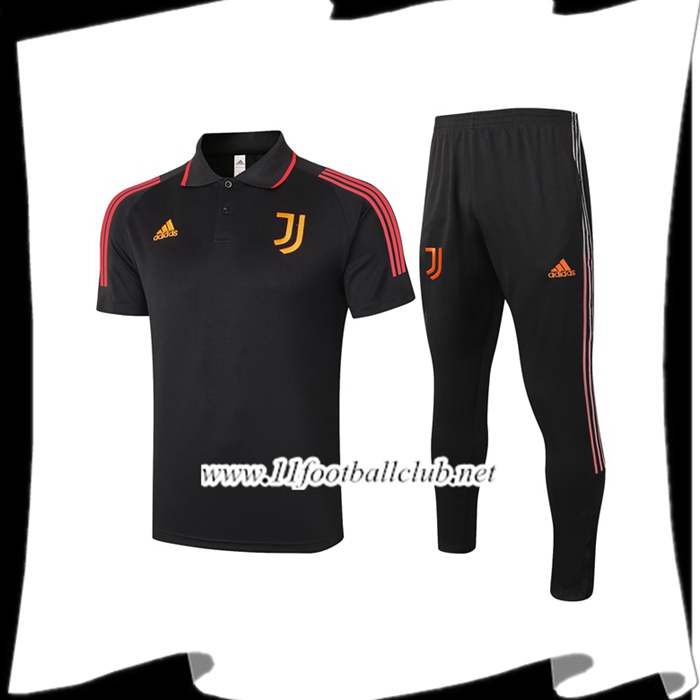 Le Nouveaux Ensemble Polo Juventus + Pantalon Noir 2020/2021
