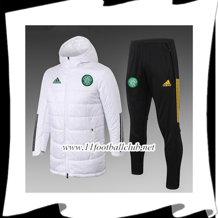 Le Nouveaux Doudoune Foot Celtic Blanc + Pantalon 2020/2021