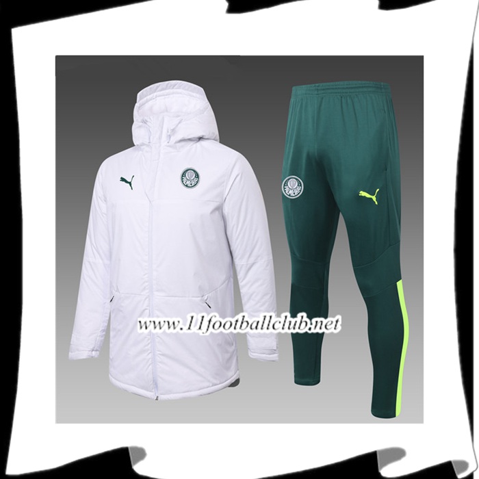Le Nouveau Doudoune Foot Palmeiras Blanc + Pantalon 2020/2021